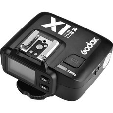 Godox X1R-C E-TTL 24G 고속 동기 무선 원격 플래시 트리거 수신기 캐논 카메라 호환 18000초 5그룹 및 32채널 X 시스템, 1개
