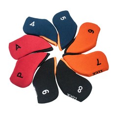 루체골프 쿠션 아이언커버 9개1세트 골프아이언커버, 네이비