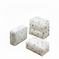 加厚防變形印花洗衣袋5件套, 1個, 白色