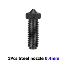 Anycubic Kobra 3 Hotend 콤보 핫 엔드 키트 프린터 액세서리 황동 노즐 서미스터 가열 용, 11 1Pcs Steel 0.4mm