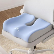 꼬리뼈 좌골방석 기능성 쿠션 시트 자세 고관절, K. 더블 이중 분홍색