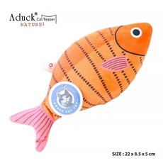 Aduck 貓薄荷發聲玩具 多款造型, 1個, 刺尾魚,顏色/款式 隨機出貨
