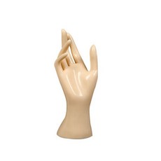 손가락 모형 모델 바디아트 연습용 디스플레이 스케치 장, 피부톤아트핸드22cm