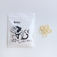 치아 교정고무줄 교정기 교정용 이 고무줄 100개 세트 5size 고무 교정 줄 후크