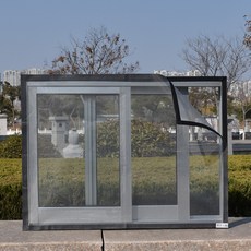 DIY 창 스크린 Anti-Mosquito Mesh Net 모기 매직 스티커가있는 보이지 않는 폴리 에스테르, 80x100cm, 80x100cm