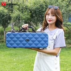 가방 하드 바다 케이스 낚시 민물 낚시대 루어 로드 백 보조 릴 보관함 잠금 방수, 파란색 60cm