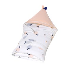 JoyBaby秋冬加厚包巾 襁褓寒流外出抱被，加厚保暖纖維連帽設計，寶寶外出防寒必備