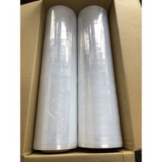 50cm*500M工業用伸縮膜 工業膠膜 棧板模 伸縮膜 PE膜, 1個, 一箱(4支)多件優惠, 透明
