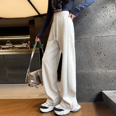 편안한42 패션 여성 트레이닝바지 예쁜 와이드팬츠