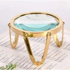 독서경 영화 스탠드 돋보기 거치대 탁상용 독서 확대경, 8. D삼각대12X12X7cm