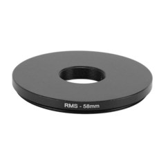 현미경 대물렌즈용 ZOPSC 카메라 어댑터 링 매크로 및 망원 렌즈용 알루미늄 합금 RMS 스레드 링(52MM), 58mm