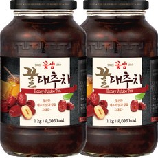 꽃샘 꿀대추차 2kg1kg x 2병, 1kg, 2개입, 1박스