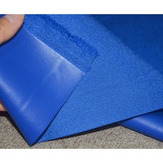 두꺼운 암호화 야외 원단 PVC 방수 캐노피 배낭 고탄성 튼튼한 900D, 0.5mX1.5m, 파란색