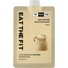 잇더핏 단백질 쉐이크 파우치 미숫가루맛, 40g, 1개 40g, 1개
