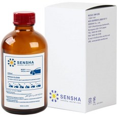 센샤 SENSHA 세차의 왕국 타르 피치 전용 클리너『피치클린』 250ml (극세섬유크로스 포함) 기름 오염 코팅 원단 처리 911, 엔진 클리너 청소 자동차 배기 세차의 왕국 타르 피치