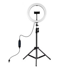 스마트폰 카메라 조명 방송 거치대 촬영장비 핸드폰, A. PULUZ LED 10.2 Inch Ri