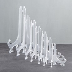 접시받침대 액자받침 투명이젤-6인치(15CM)