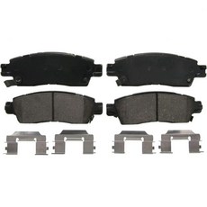 바그너 QS ZD883 디스크 브레이크 패드 세트 부드럽고 조용한 스톱을 위한 모따기 가장자리 2009-2017 트래버스에, QS - Ceramic, 1개