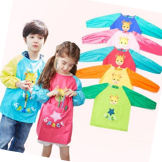 기린 토시일체형 아동 미술가운 203407 엠케이 유아미술가운 앞치마 방수 소근육발달 조이멀티 uah*999zs, CS연핑크