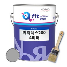 노루페인트 수성 외부용 페인트 이지텍스 200 수성페인트 4L, 1개, 회색5