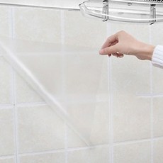 HD 주방 투명 시트지 벽 욕실 타일 싱크대 70x45cm 필름, 1개, 70cm, 45cm