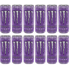 .co.jp 아사히 음료 몬스터 울트라바이올렛 355ml×12개 에너지 드링크 0칼로리, 355ml, 12개