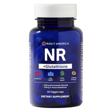 Rokit Healthcare NR&麩胱甘肽複方素食膠囊, 1個, 30顆