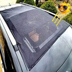 팰리세이드 차박 모기장 방충망 창문 썬루프 트렁크 햇빛가리개 차크닉 캠핑 펠리세이드 00362, C4 듀얼썬루프용 1개