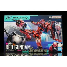 HG 機動戰士鋼彈 GQuuuuuuX RED GUNDAM 紅色鋼彈 1/144 組裝模型, 1個
