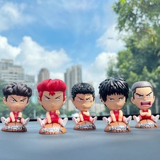 슬램덩크 차량 장식 피규어 자동차 장식품 5종세트, 피규어5종세트, 1개