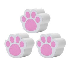 고양이 발 거울 청소 욕실 거울 수도꼭지 매직 얼룩제거, 3개