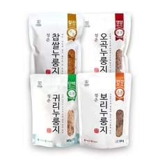 청춘누룽지 4종 맛보기 혼합 구성, 300g, 4개