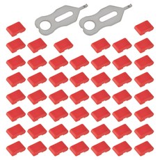 FORT LEE USB TYPE-C C타입 포트락 잠금장치 키2 잠금알50(레드) typecl250rd