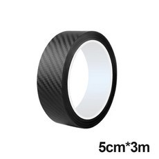 SEAMETAL 3D 카본 자동차 보호 필름 도어 임계 값 안티 스크래치 스틱 엣지 가드 마모 방지 방수, [04] Black 5cm X 3m