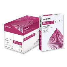 후지필름 A4용지 에브리데이(Everyday) 80g 2500매 복사용지, 2500개, A4