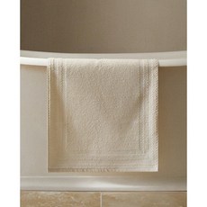 자라홈 브랜드관 미끄럼 방지 코튼 욕실 발매트 49599015741, 50 x 70 cm, 아이보리