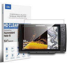 프리미엄 강화 유리 화면 보호필름 Humminbird Helix 8 Fish Finder G3NG4N 8인치 터치스크린 액세서리 9H 긁힘 방지 HD 클리어, Helix 15 - HD Clear, 1개