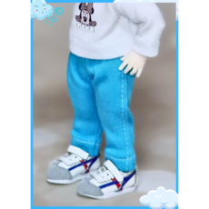 포켓옷 16cm ( 블루스카이 스키니진 ) bjd 구체관절 인형옷 라티돌 <완제품>, 1개