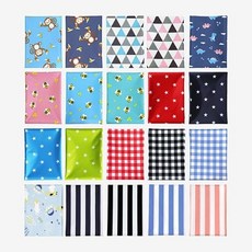 더해피 방수 원단 제작 46종류 나염 무지 천 han+708gV, 폴리방수원단_백곰스카이