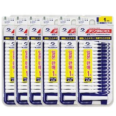 잭스 덴탈프로 I형 치간칫솔 SSS, 0.7mm, 15개입, 6개