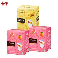 꽃샘 꿀자몽차 포션 2개 +꿀생강차 포션 1개 (45개입)