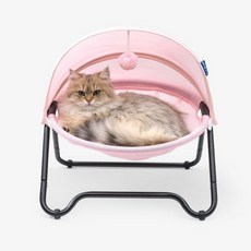 貓吊床 貓窩 夏季涼爽貓床 懸掛吊籃可拆洗 四季通用貓窩封閉式, 1個, 糯粉色【透氣涼爽】