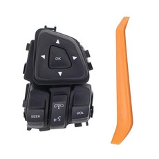 MOTOKU 오른쪽 스티어링 휠 크루즈 컨트롤 스위치 버튼 링컨 MKX 2011-2017 포드 타우러스 플렉스 2013-2019 익스플로러 2011-2017 엣지 2012-20