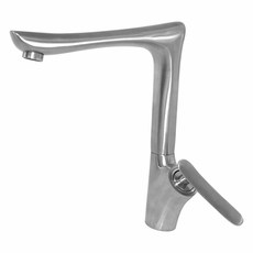 蝴蝶衛浴 304不鏽鋼 單孔立式龍頭 拉丁 冷熱混合 水龍頭, 1個, 全配