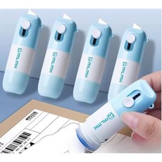 오늘출고 개인정보 지우개 송장 택배 보호 2in1 10mL 스탬프, 커터송장지우개-10ml