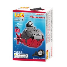 Yoshiritsu LaQ 하마콘 생성자 미니 잠수함(68pcs+SP4pcs) L009555, 상세페이지 참조, 1개