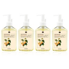 [에코디언트] 100% 퓨어 살구씨 오일, 4개, 220ml