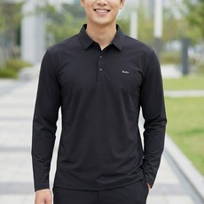 모렉스 남성 쿨 긴팔 아이스 카라 티셔츠 스판 하이브리드 티 455