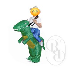 별별 그린 타는 공룡 에어수트 M 에어코스튬