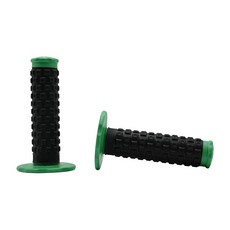 7/8" 22mm 미끄럼 방지 먼지 자전거 그립 핸들바 모터사이클 베개 상단 Mx 핸들 그립 모터사이클 모터크로스 전동 접이식 산악 도로 세발자전거 스쿠터 또는 로우 라이더 모터사, Black-Green